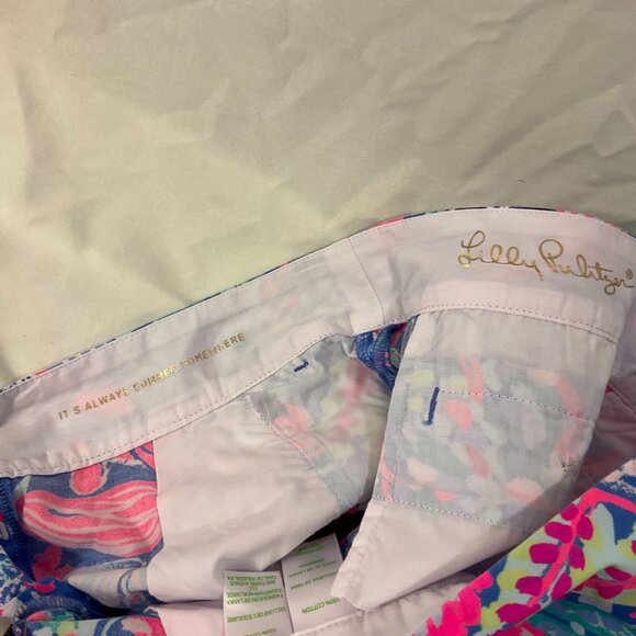 Lilly Pulitzer Chipper Shorts-Fantasy Garden style, Sz 0 - Picture 5 of 5